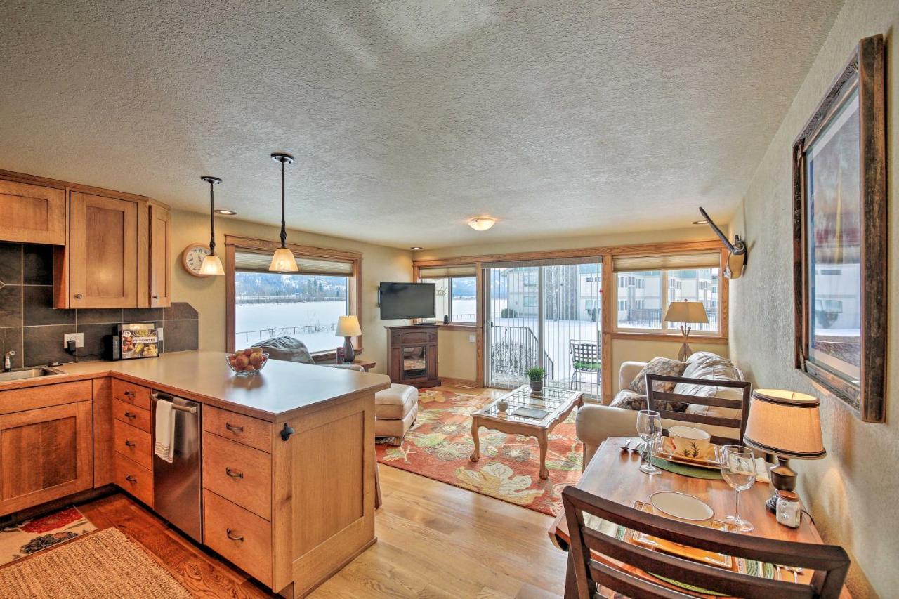Lake Pend Oreille Condo With Porch And Mountain View! Sandpoint Kültér fotó